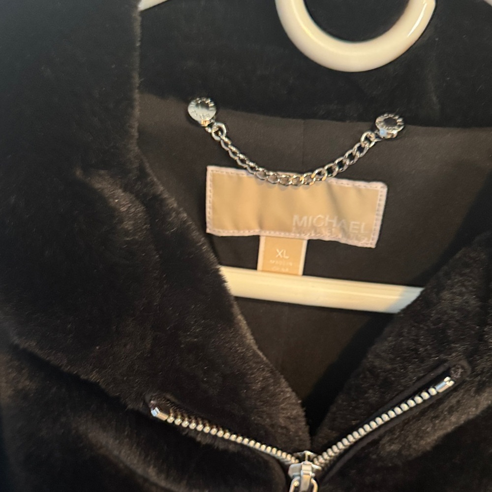 MICHAEL Michael Kors Black Teddy Jacket - Picture 2 of 4